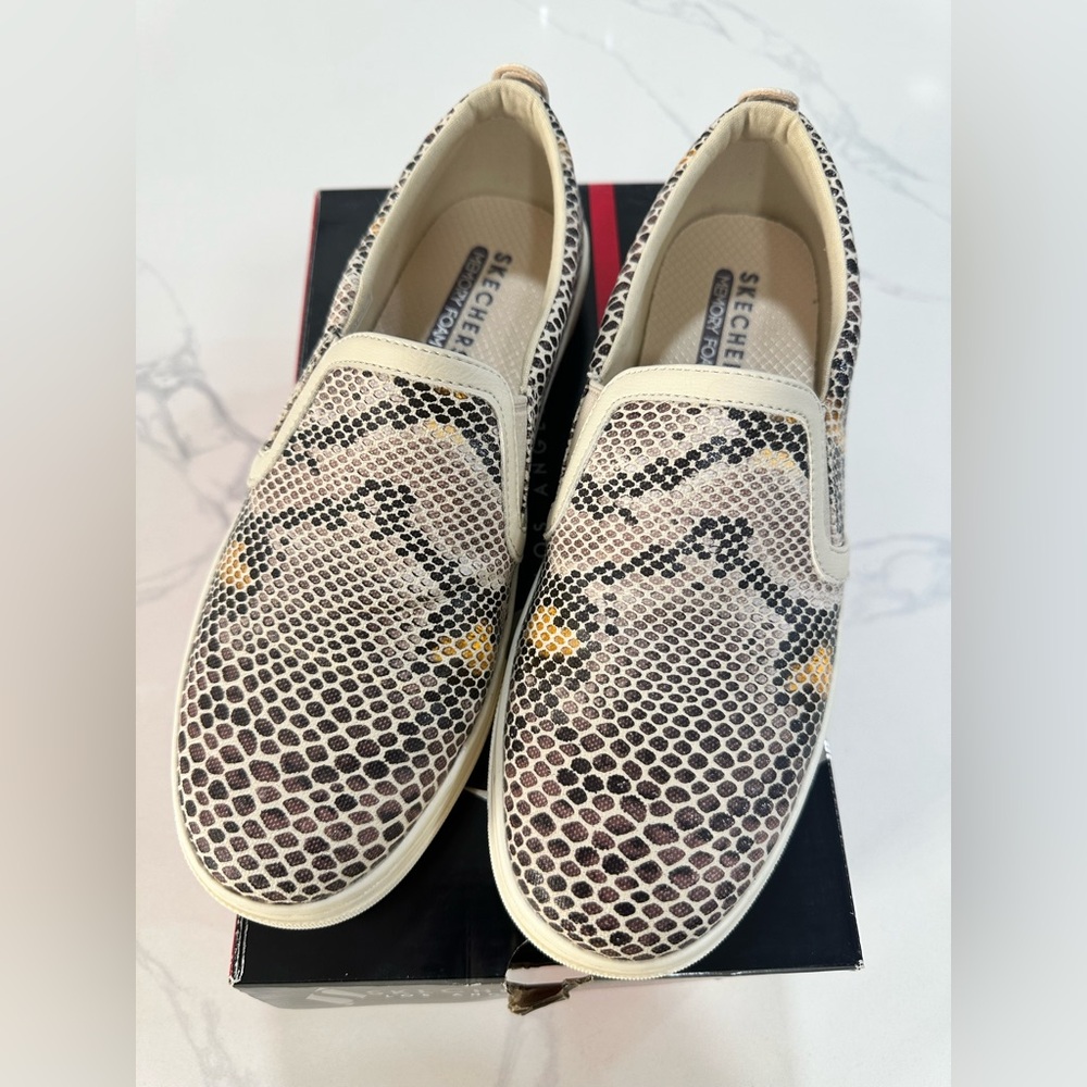 Skechers Multi-Color Snake Print Slip-Ons
